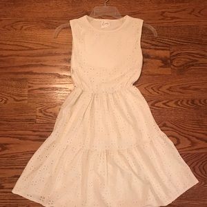 Livi White Girls Dress